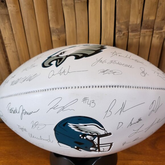 NFL 2023 Special Edition Replica Signature Football Philadelphia Eagles NEW - Picture 4 of 10